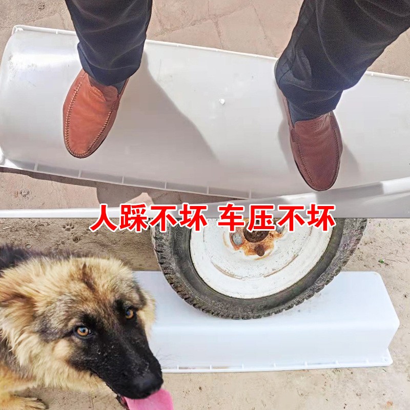 厂家批发2米长方猪食槽防冻耐热水槽饮水食槽加长牛槽羊槽子料槽 2个图3