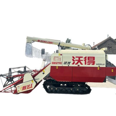全新沃得超级锐龙旗舰版PRO履带式谷物联合收割机4LZ-8.0EPQ 8公 定金