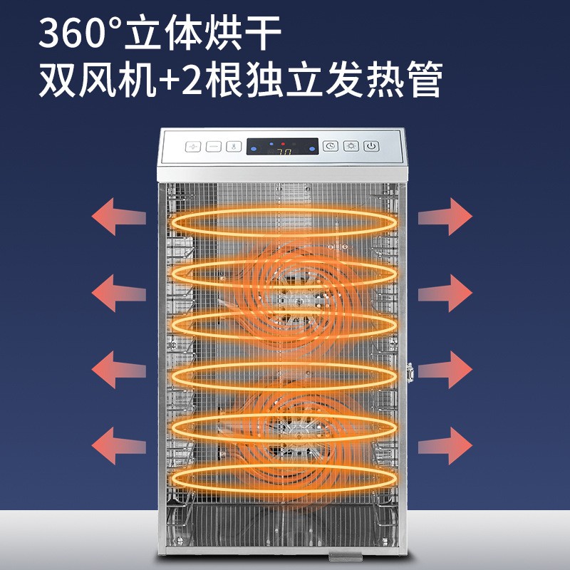 小型家用多功能食品烘干机水果蔬菜干果机宠物零食肉类脱水风干机图2