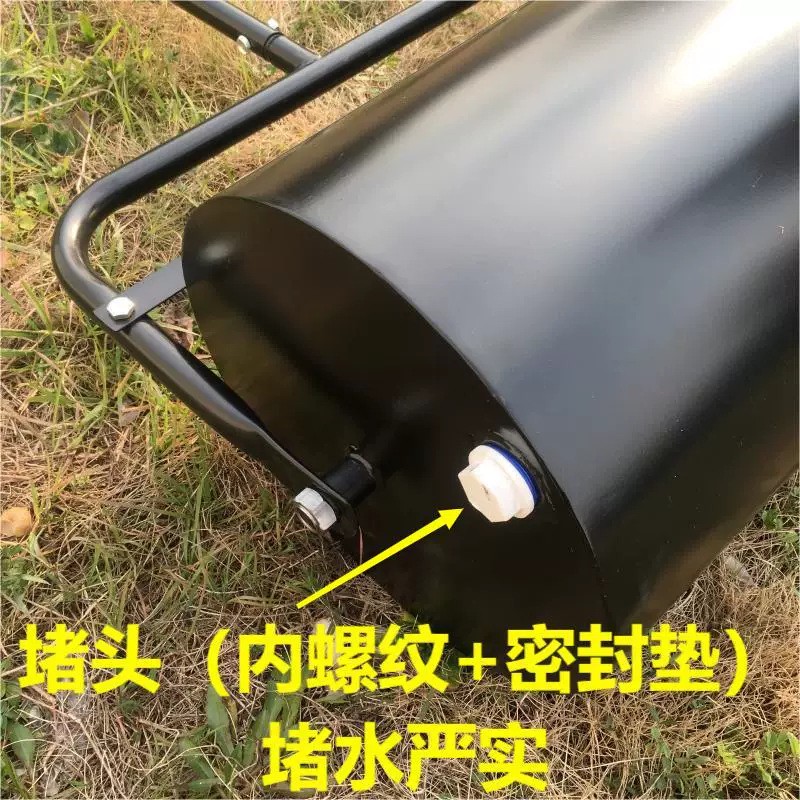 草地滚筒草坪压平滚压机园艺绿化压实机碾压草滚除草机花园铺草皮图2