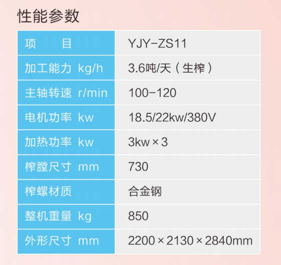 生榨专用一体化榨油机YJY-ZS11图5