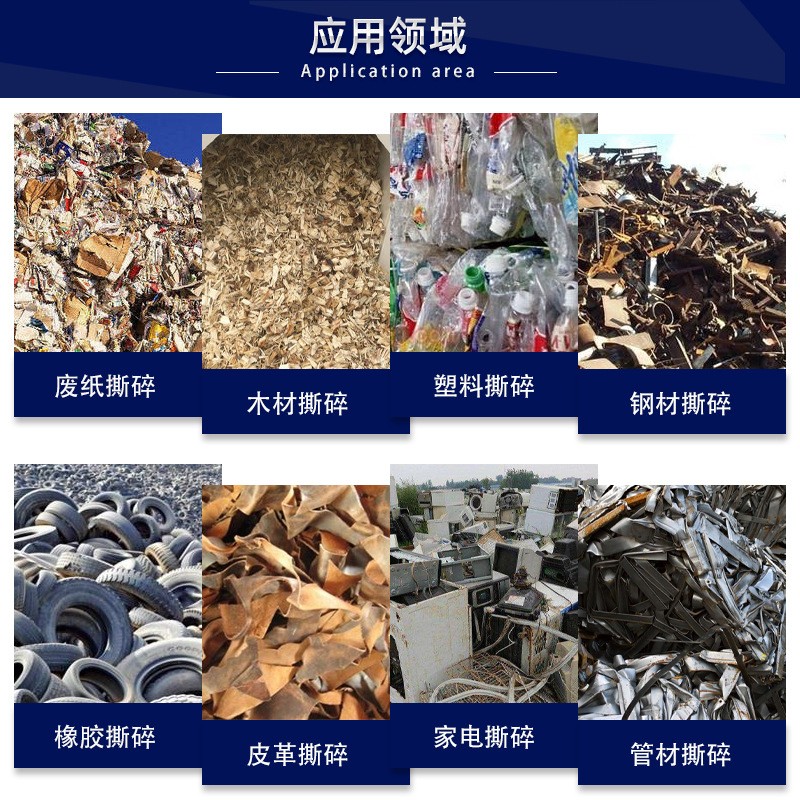 撕碎机生产线大型木头塑料废旧金属汽车架强劲煤气罐油桶破碎机图2