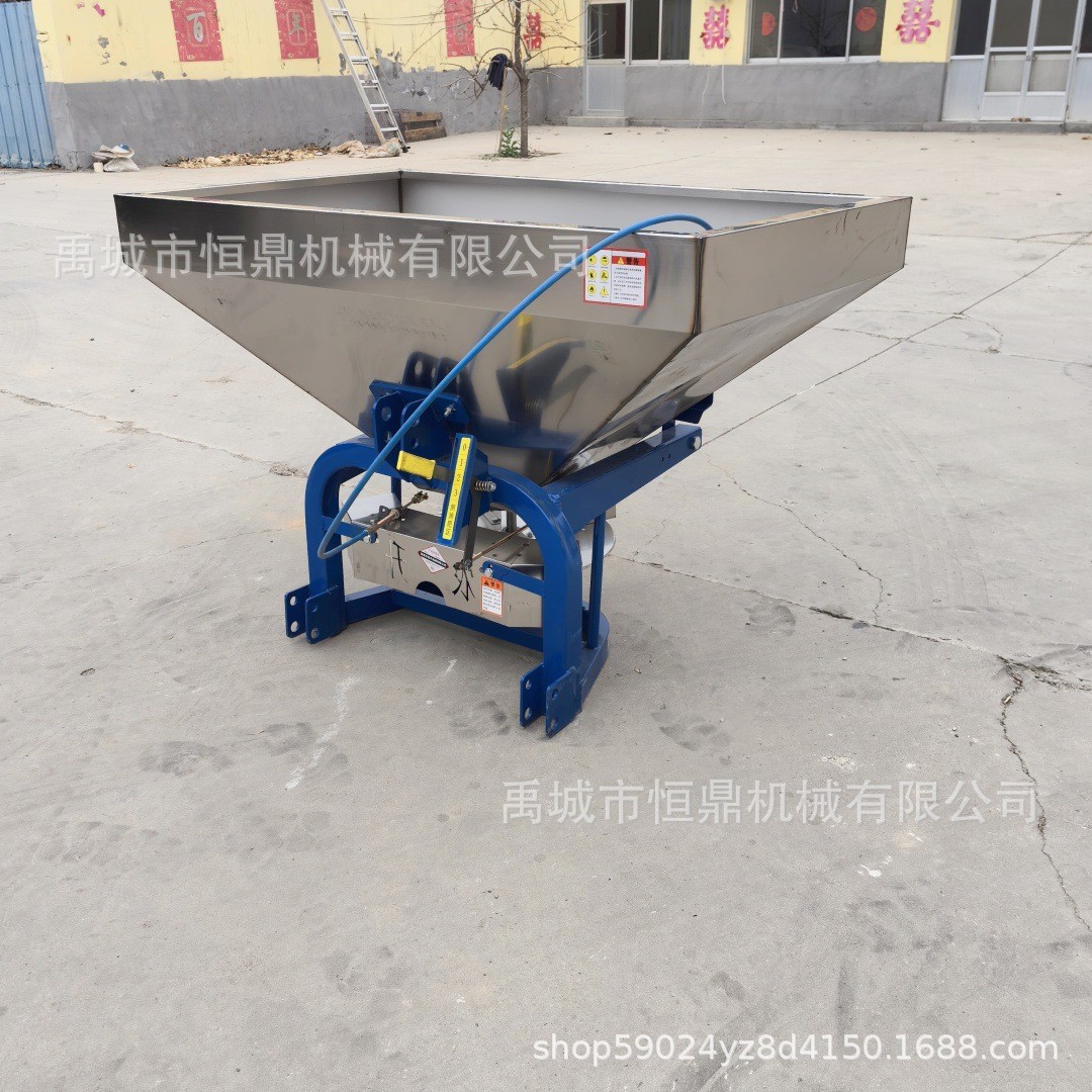 颗粒肥撒肥机 拖拉机后置加厚不锈钢农用多功能撒肥机扬肥抛肥机图2
