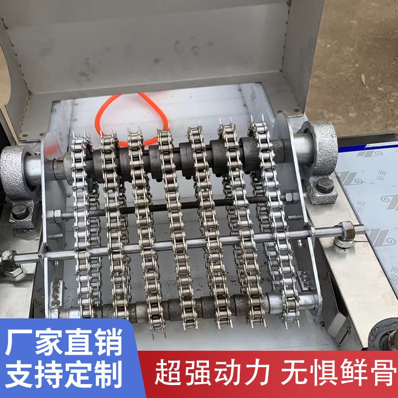厂家直销禽类剁块机商用自动切块机排骨鸡鱼剁块机 多功能切块机图3
