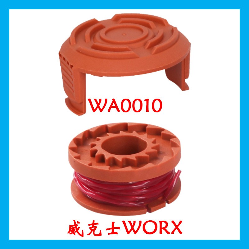 Ebay热卖替换威克士WORX割草机配件 打草头WA0010打草绳线轴盖图5