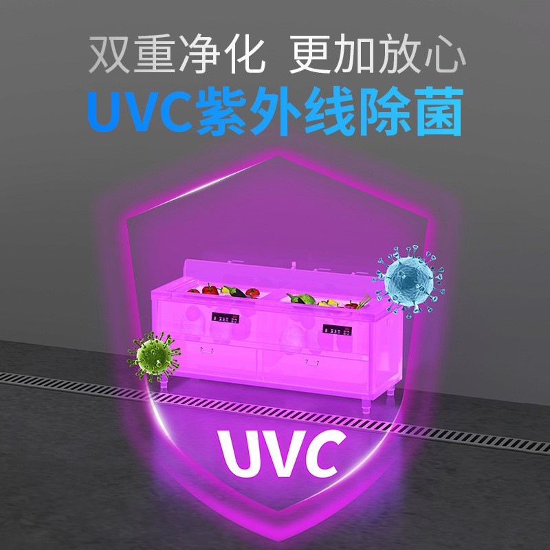 驰能全自动洗菜机智能果蔬清洗机去农药节能商用水触媒食品净化机图3