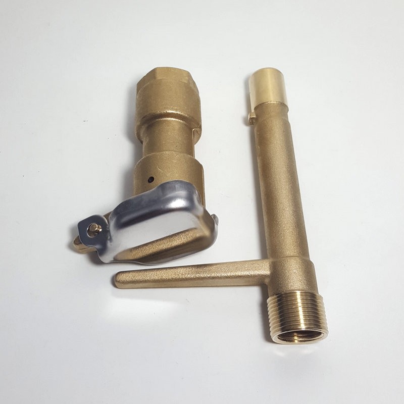 6分DN20内丝红冲铜取水阀 铜小区快速取水器 铜取水栓 方便体图3