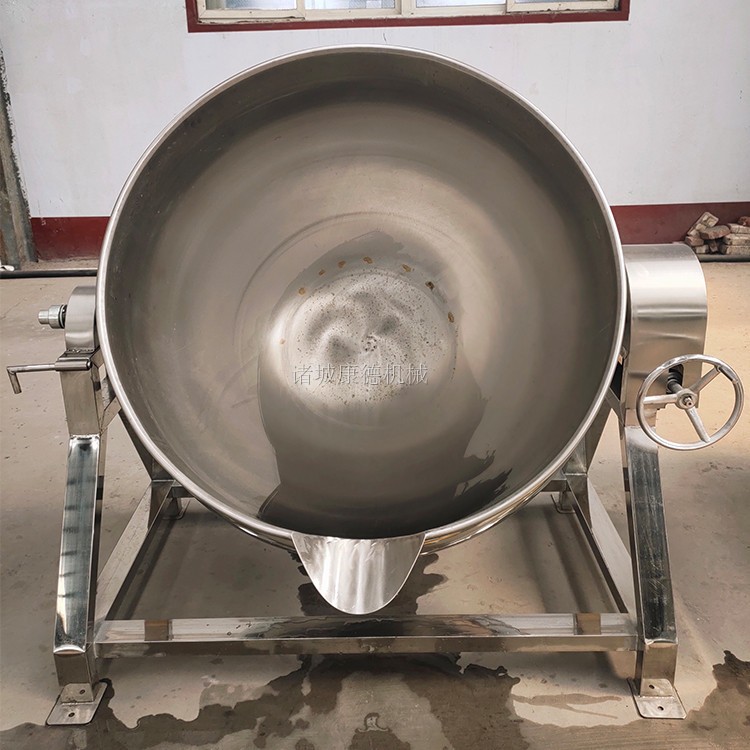 商用大型煮肉夹层锅 熟食卤制加工卤煮锅 不锈钢蒸汽可倾斜夹层锅图3