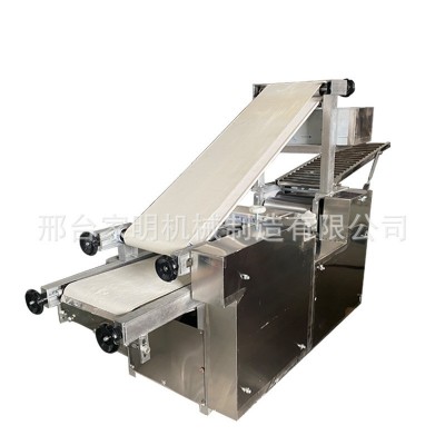 全自动白吉馍成型机商用油酥烧饼机仿手工口福饼机自动压饼流水线
