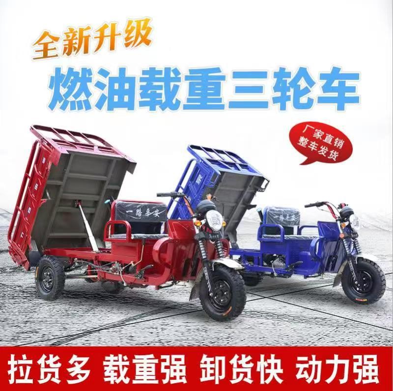 宗申动力150型发动机三轮汽油摩托车燃油助力自卸翻斗车载重王图3