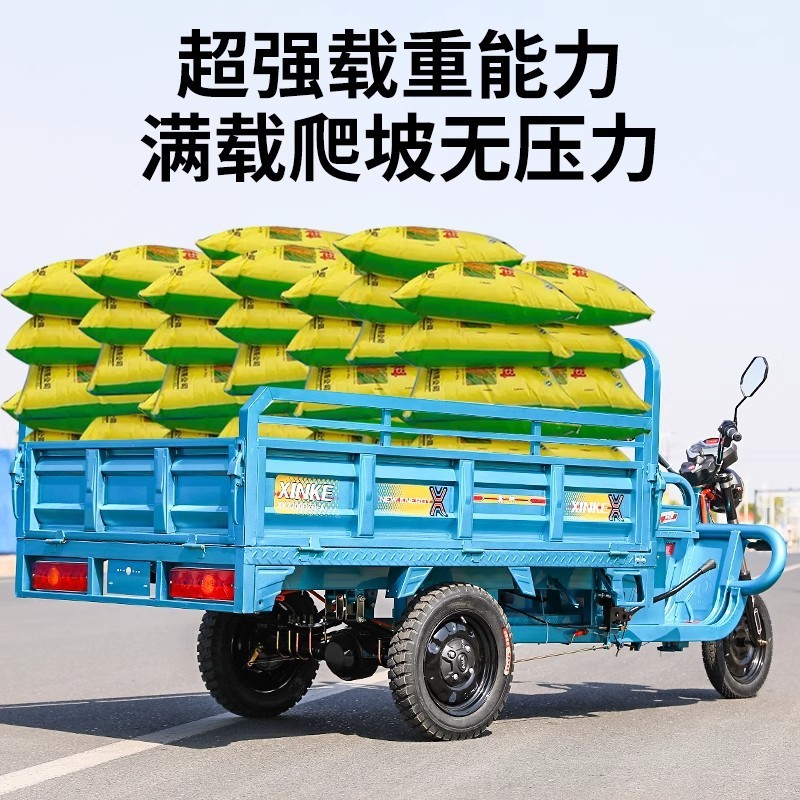 电动三轮车农用拉货载重王60V72V摆摊快递车家用大型三轮电瓶车图3