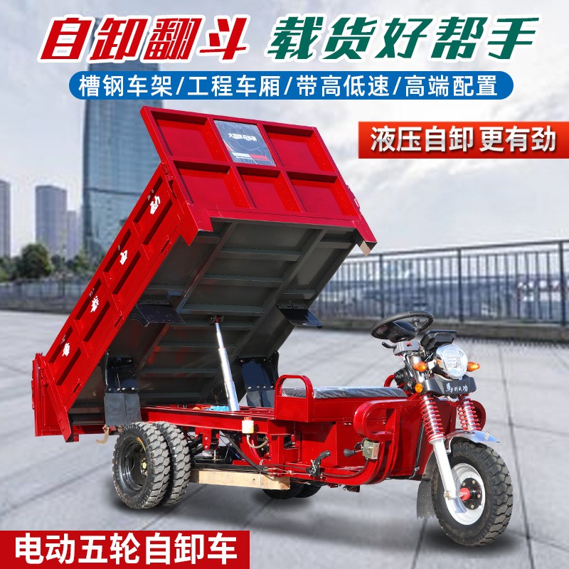 五轮电动三轮车货运农用载重型爬坡家用可选择电瓶超长里程出口型图3