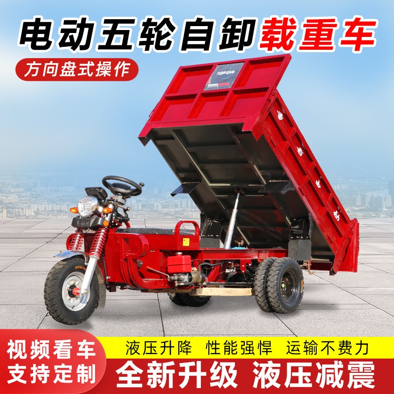 五轮电动三轮车货运农用载重型爬坡家用可选择电瓶超长里程出口型图4