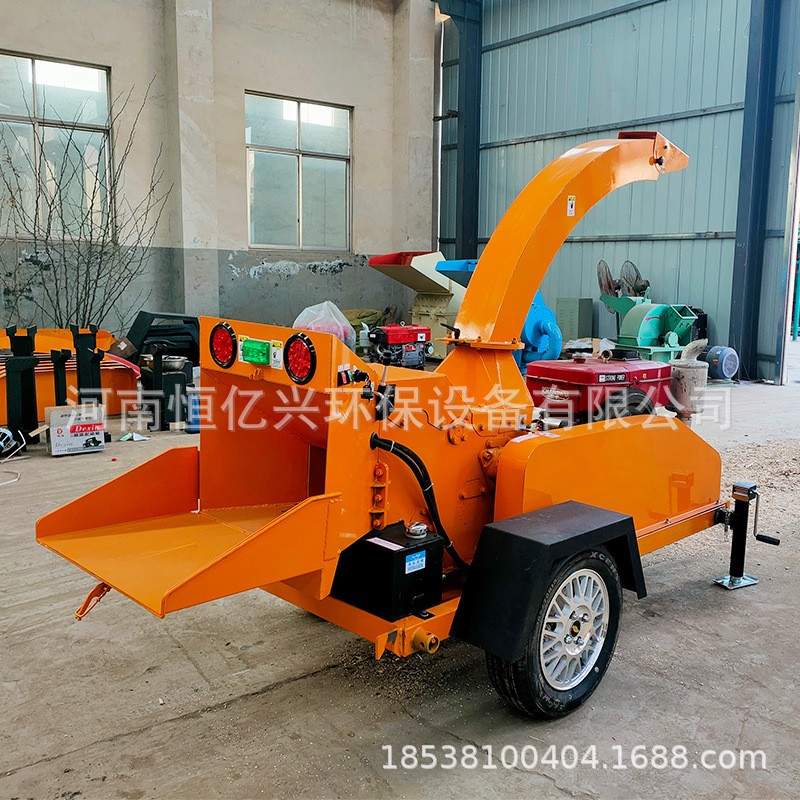 绿化枝条粉碎机苹果树枝杂草杨树枝粉碎机桑树枝枣树枝植物粉碎机图2