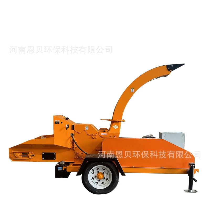 源头工厂柴油移动树枝粉碎机园林绿化果园碎枝机秸秆藤条粉碎机械图4