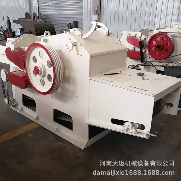 大型打木片机 毛竹圆木鼓式削片机 全自动木材粉碎设备 库存充足图1