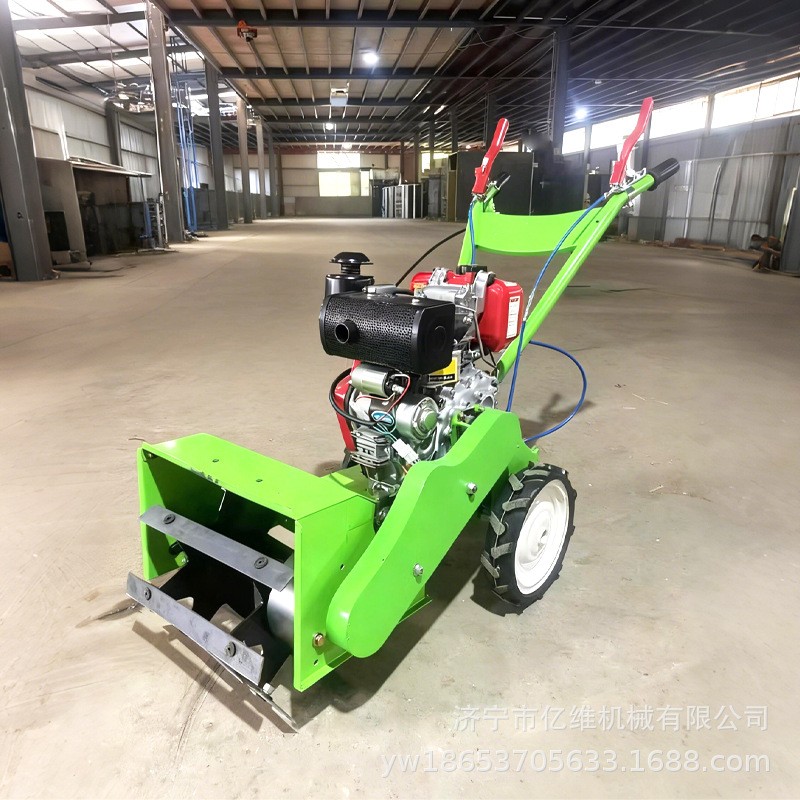 柴油微耕机农用多功能除草机旋耕四驱小型汽油开沟锄草果园耕地机图2
