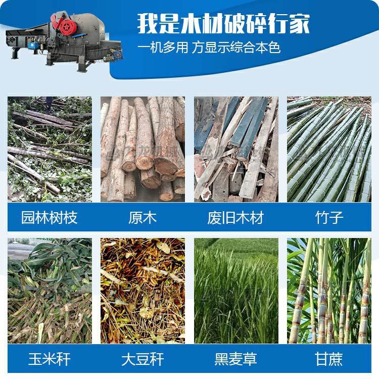 大型木材综合破碎机 板皮木条树枝削片机 杂木边角料粉碎机图2