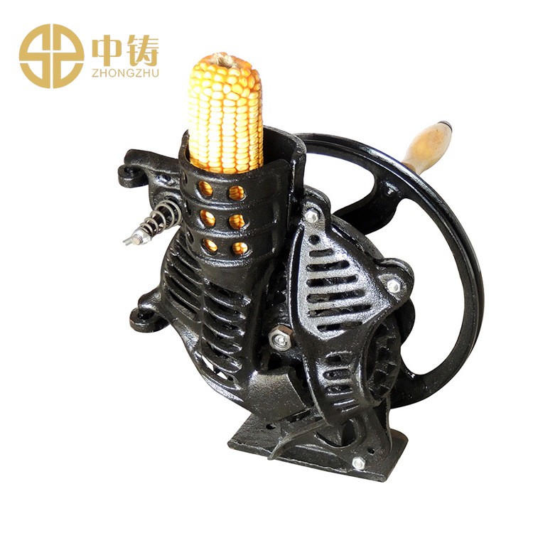 中铸牌手摇玉米脱粒机苞米机剥粒机家用小型手动剥玉米器样品专用图5