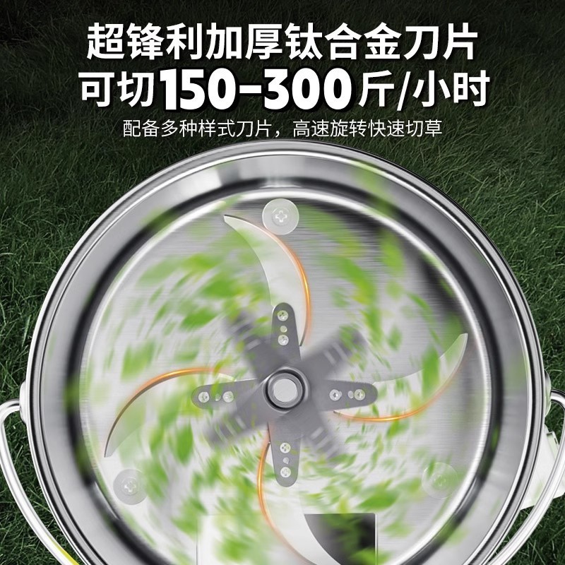 家用不锈钢碎菜机喂鸡铡草机蔬菜切碎机饲料粉碎机养殖用碎切菜机图3