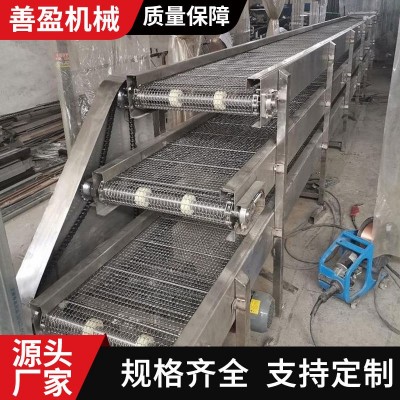 多层网带输送机 食品级不锈钢 面包水饺速冻传送带食品加工输送机