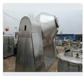顺达油脂二手双锥干燥机 316不锈钢双锥真空干燥机价格图3