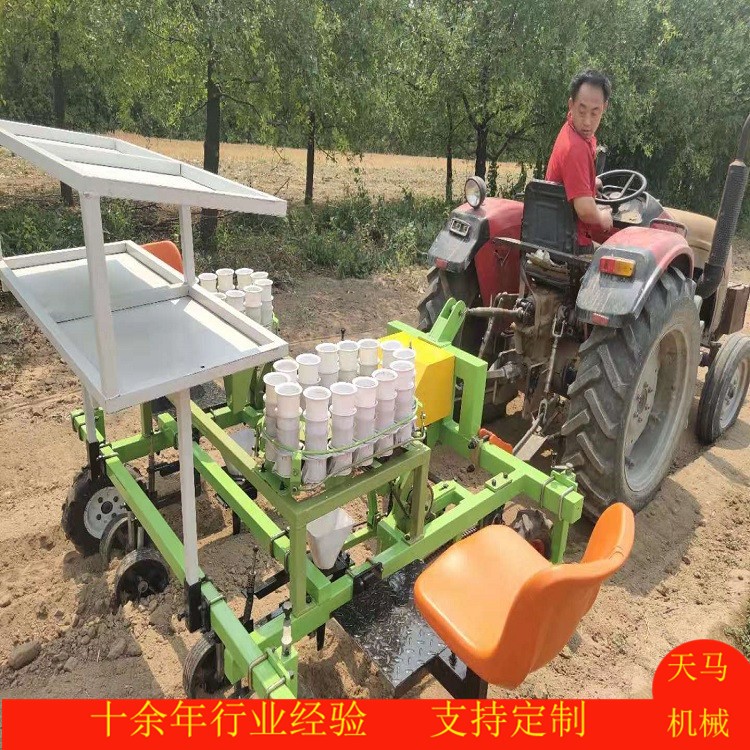 天马机械批量生产大型蔬菜移栽机 甜菜种植机 辣椒栽苗机 移栽范围广图2