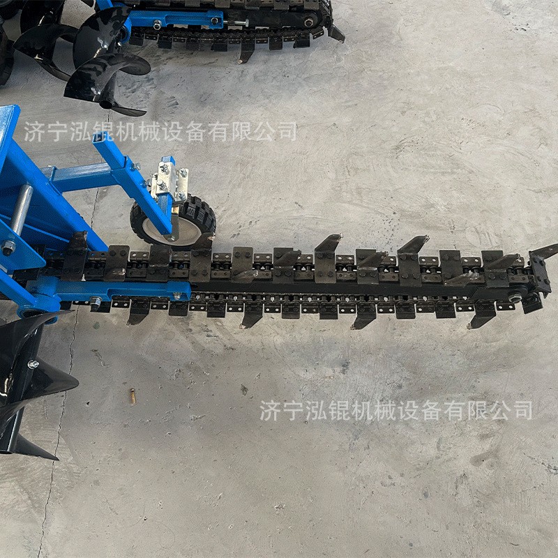链条式开沟机 果园施肥管线开槽深浅可调 链条开沟机小型挖沟机图3