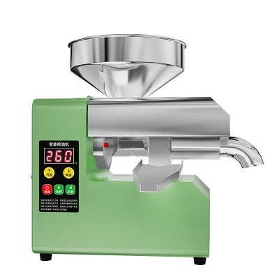 R6S智能榨油机小型家用榨油机不锈钢商用榨油机跨境直播一件代发