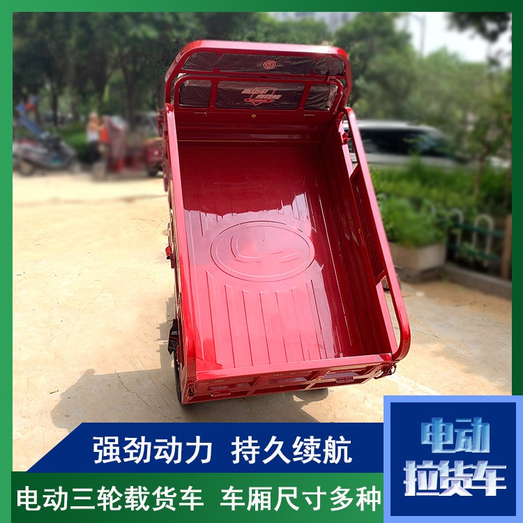 电动三轮农用拉货车 电瓶载货爬坡载重 成人家用摆摊三轮自卸车图3