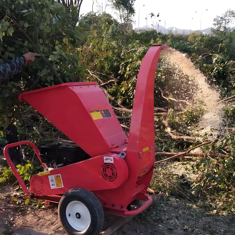 葡萄藤桃树枝难清理使用移动式树枝粉碎机庭院果园苗圃高效碎枝机图2