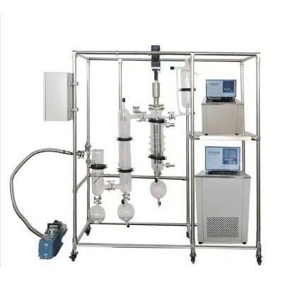 薄膜蒸发器 AYAN-B100-S立式不锈钢刮片式短程蒸馏系统