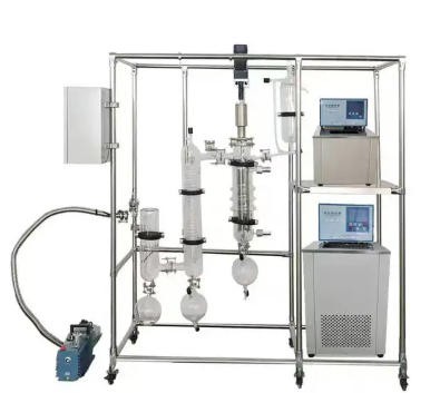薄膜蒸发器 AYAN-B100-S立式不锈钢刮片式短程蒸馏系统图2